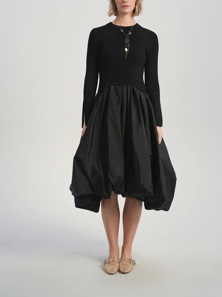 Knit Bubble Dress